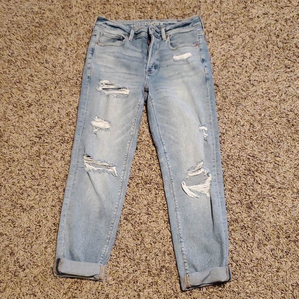 NWOT AE Tom girl jeans